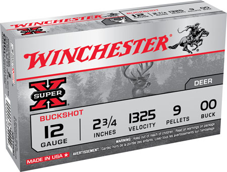 WIN SUPERX 12GA 2.75 00BK 9PEL 5/250 - for sale