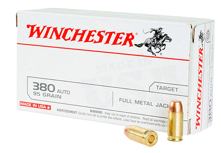 WIN USA 380ACP 95GR FMJ 50/500 - for sale