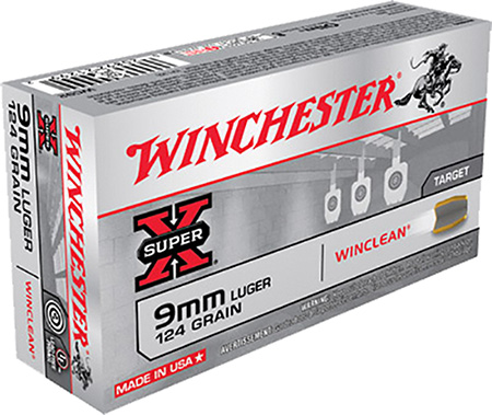 WIN SPRX WINCLEAN 9MM 124GR 50/500 - for sale