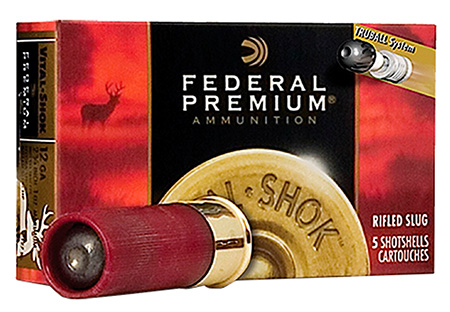 FED VSHOK 12GA 3" TB SLUG HP 5/250 - for sale