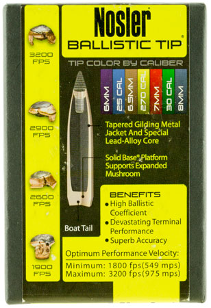 nosler inc - Ballistic Tip - 458 Caliber for sale