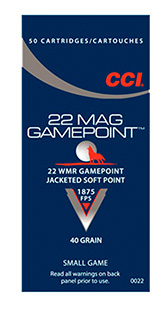 CCI|BLAZER - Gamepoint - .22 Mag for sale