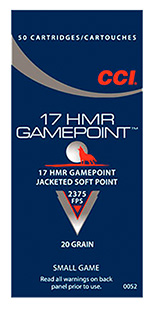 CCI|BLAZER - Gamepoint - .17 HMR for sale