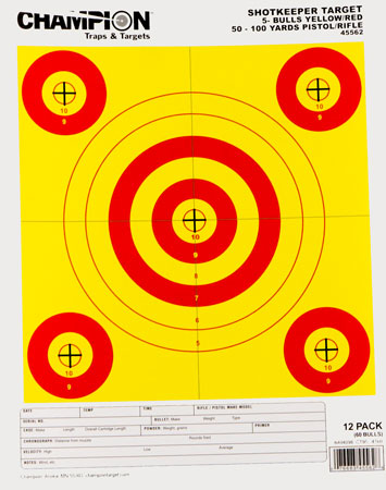 CHAMPION TARGETS|VISTA - Shotkeeper - 5 BULL for sale