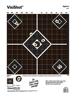 CHAMPION VISISHOT SIGHT-IN 10PK - for sale