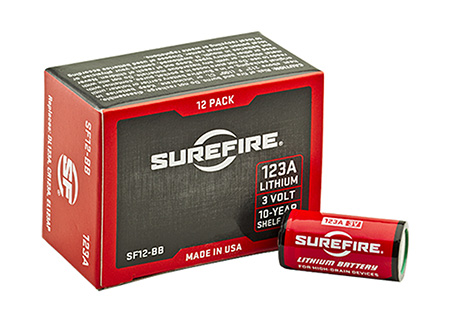 surefire- laser products - 123A Batteries - 12 PK for sale