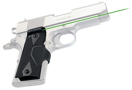 crimson trace corporation - LG-404G Front Activation Green Lasergrips - 404 G for sale