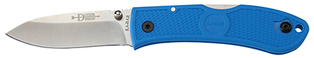 KBAR DOZIER FOLDING KNIFE 3" PLN BLU - for sale