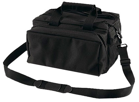 BULLDOG RANGE BAG DLX W/STRAP BLK - for sale