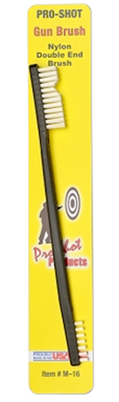 PRO-SHOT GUN BRUSH DOUBLE END NYLON - for sale