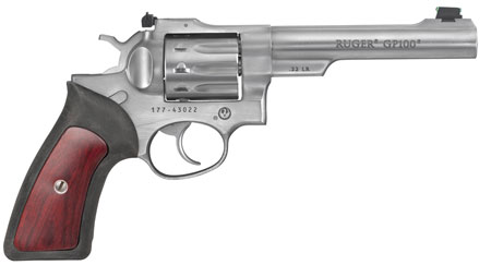 RUGER GP100 22LR 5.5" STS AFO - for sale