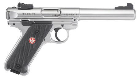 RUGER MRK IV TRGT 22LR 5.5" STN 10RD - for sale