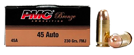 PMC BRNZ 45ACP 230GR FMJ 5 BX BP - for sale