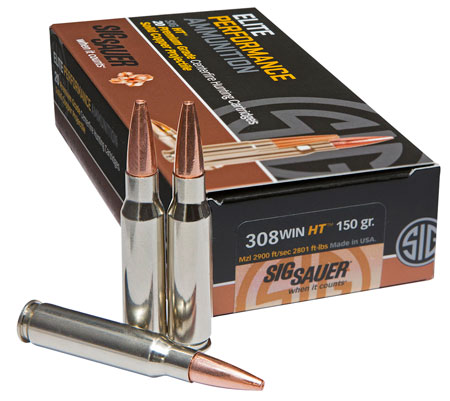SIG AMMO 308WIN 150GR ELT HNT 20/200 - for sale