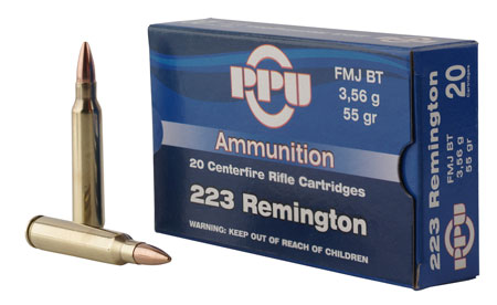 PPU 223REM 55GR FMJBT 20/1000 - for sale