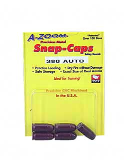 AZOOM SNAP CAPS 380ACP 5/PK - for sale
