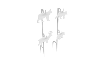 B/C RIMFIRE AR500 ANIMAL TARGET SET - for sale