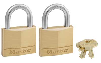MASTERLOCK PADLOCK 2PK KEYED ALIKE - for sale