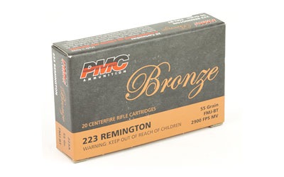 PMC BRNZ 223REM 55GR FMJ 20/1000 - for sale